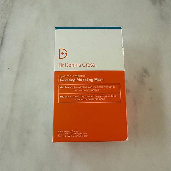 Dr Dennis Gross Hyaluronic Marine Hydrating Modeling Mask 4 Treatments - Picture 1 of 2